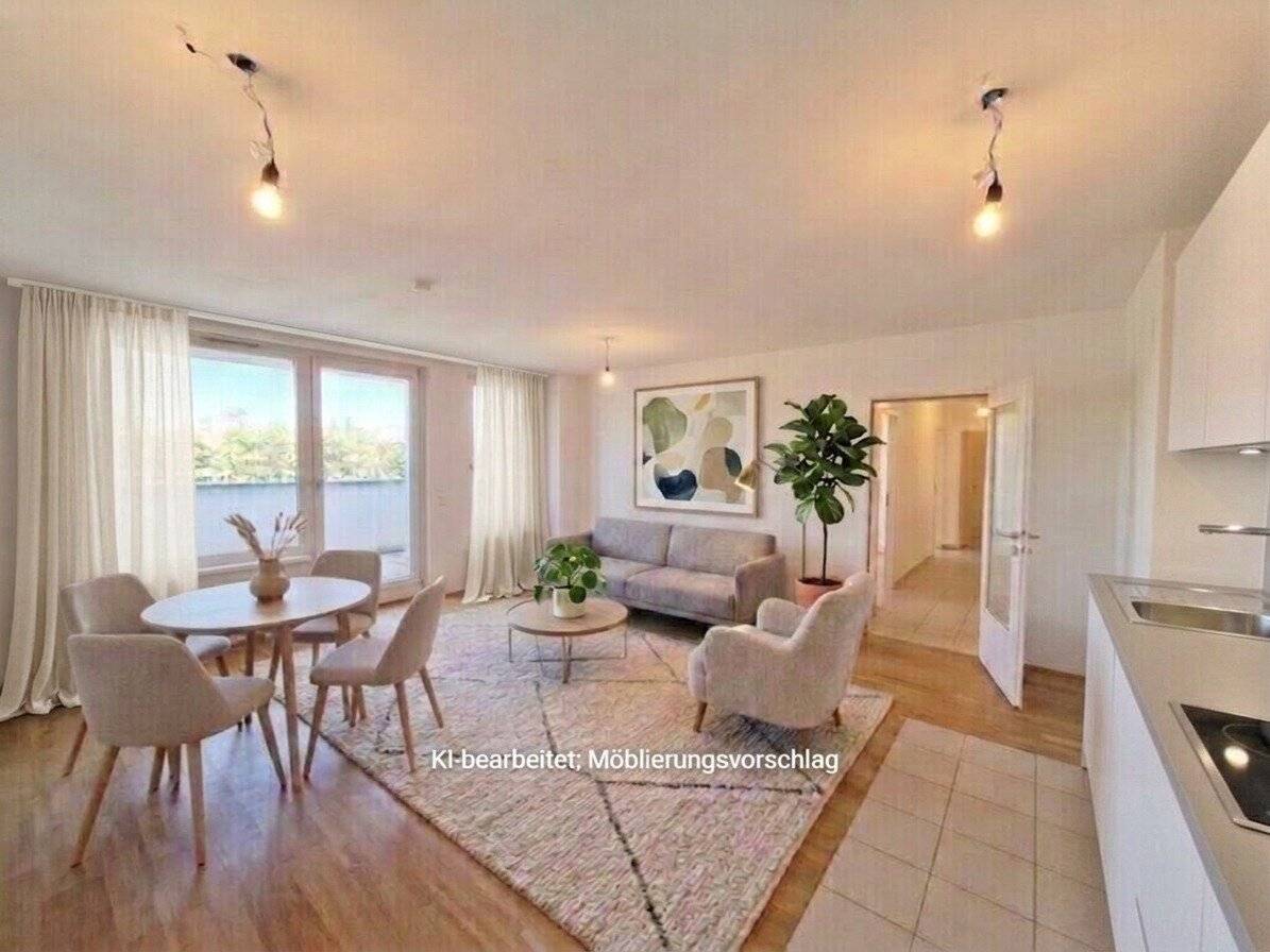 Commission-free from the owner! Ideal three room apartment with balcony near Leberberg