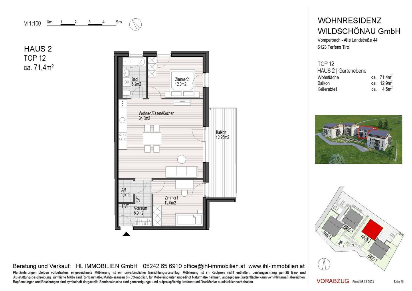 Top 12 3 room ground floor