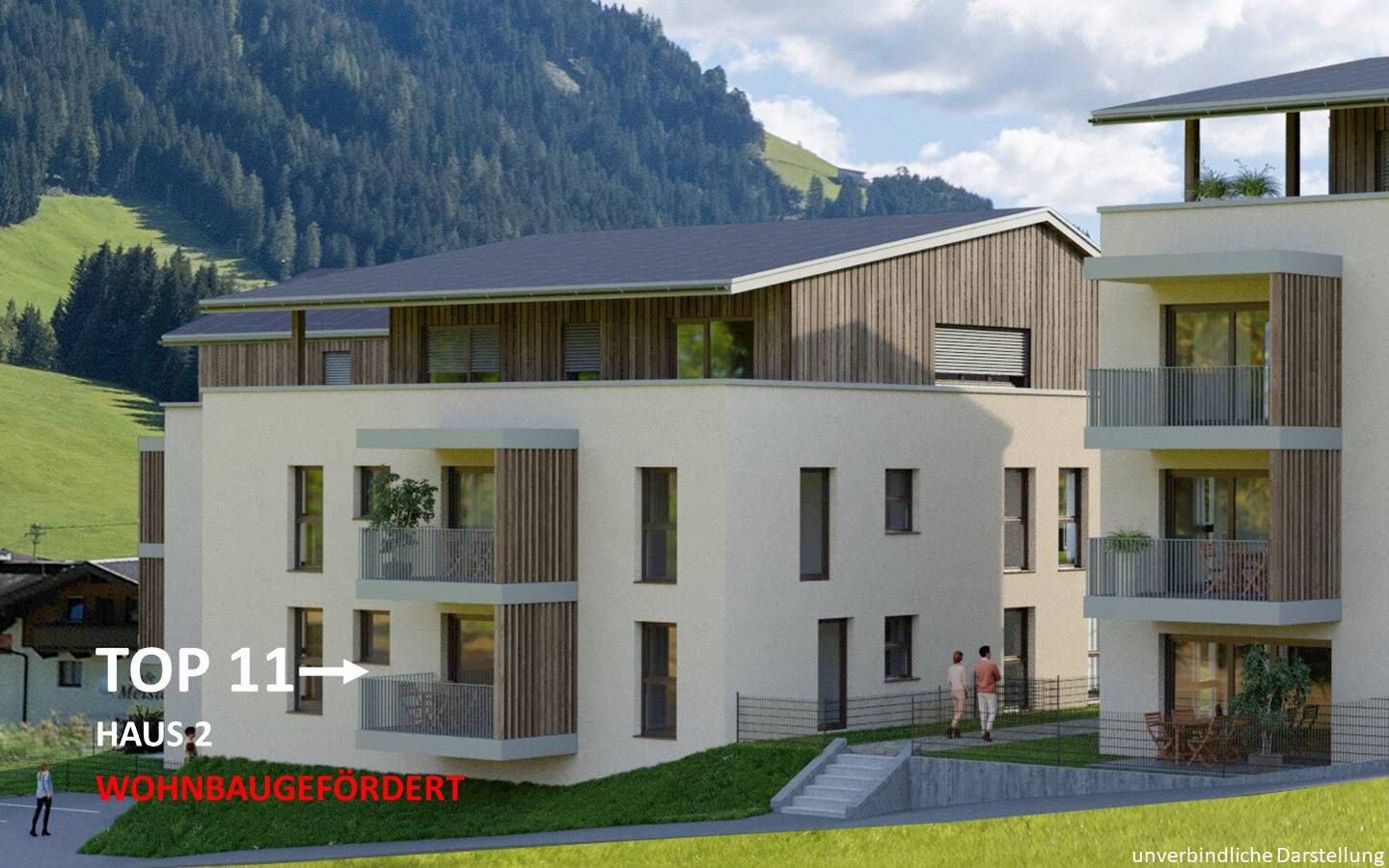 Top 11 - 2-Zimmer, EG - WOHNBAUGEFÖRDERT