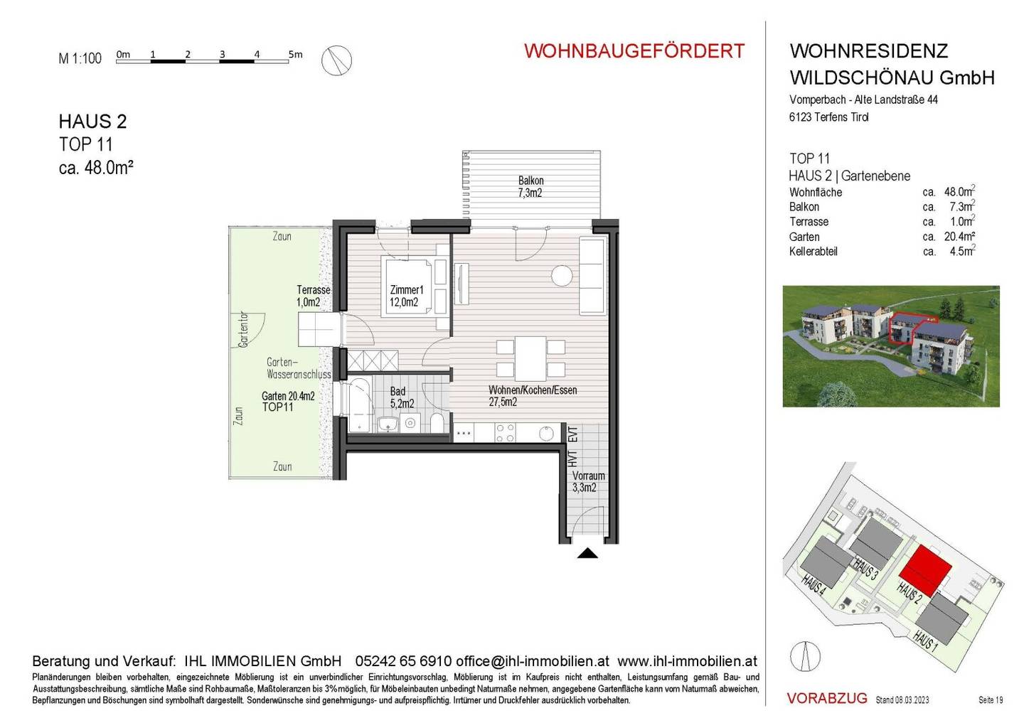 Top 11 - 2-Zimmer, EG - WOHNBAUGEFÖRDERT