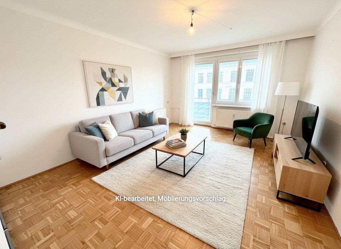 New price! Commission-free from the owner! Unrenovated 3-room apartment with loggia near Millennium City!