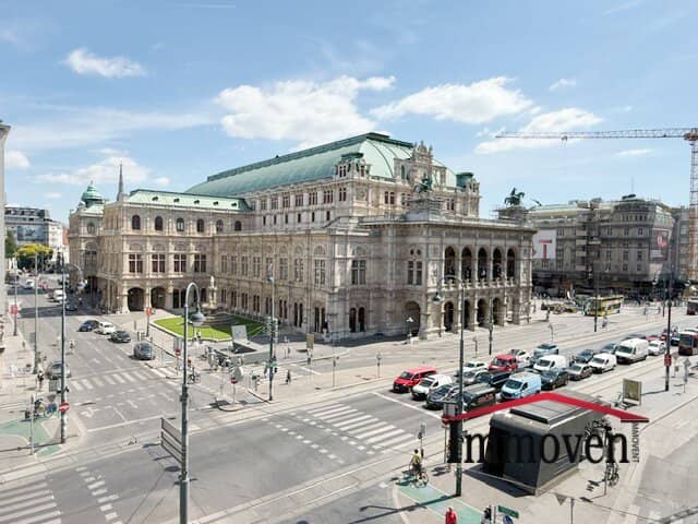 Wiener City Old Building Office on the Opernring