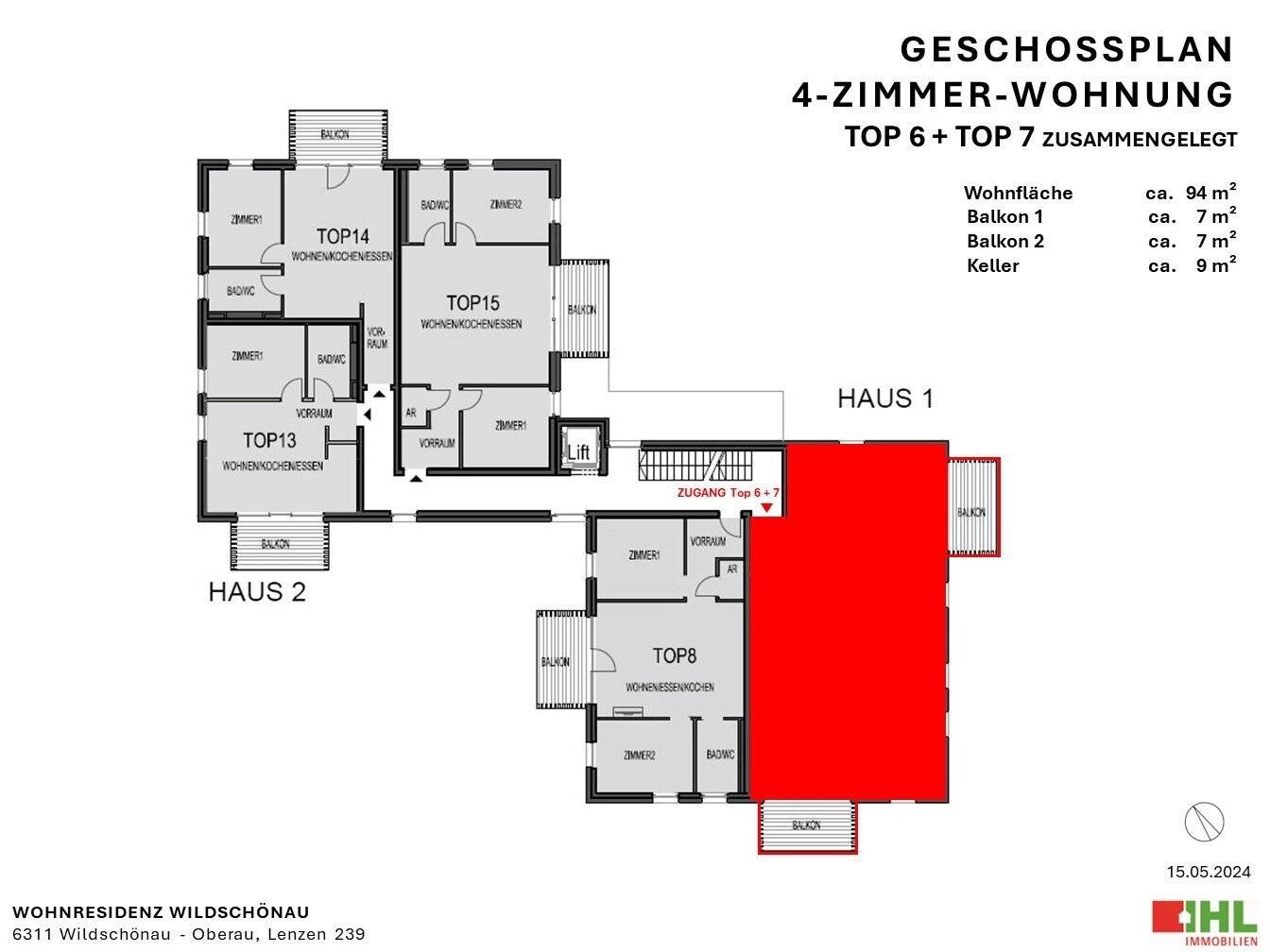 Top 6+7 - 4-room, 2nd floor