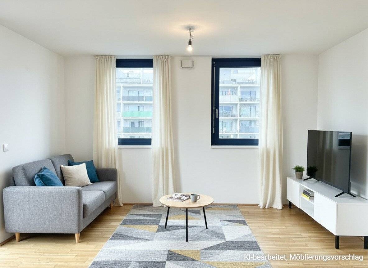 Commission free from the owner RIVUS III two room apartment with south facing balcony