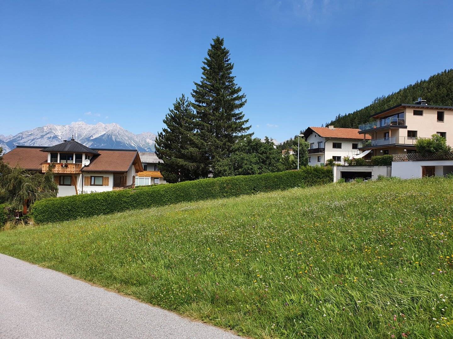 Baugrundstück mit spektakulärem Gletscherblick in Patsch