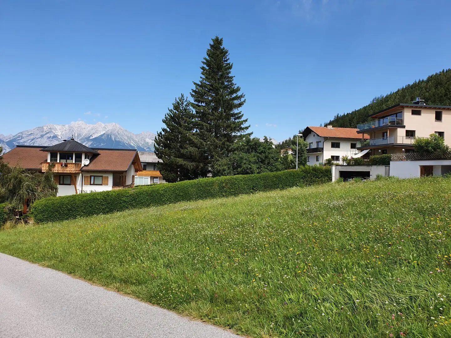 Baugrundstück mit spektakulärem Gletscherblick in Patsch