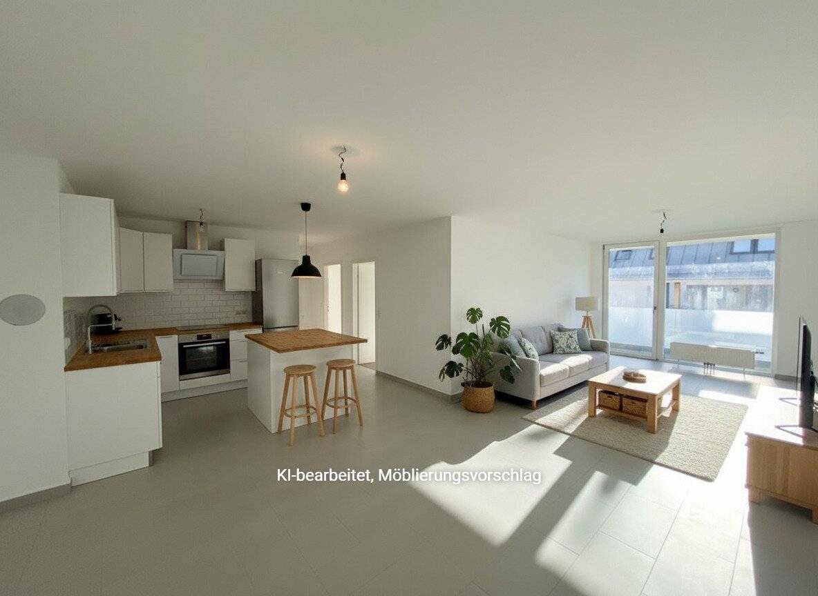 New price! Provision-free from the owner! Monte Laa! Distant view! three room maisonette with terrace/loggia!