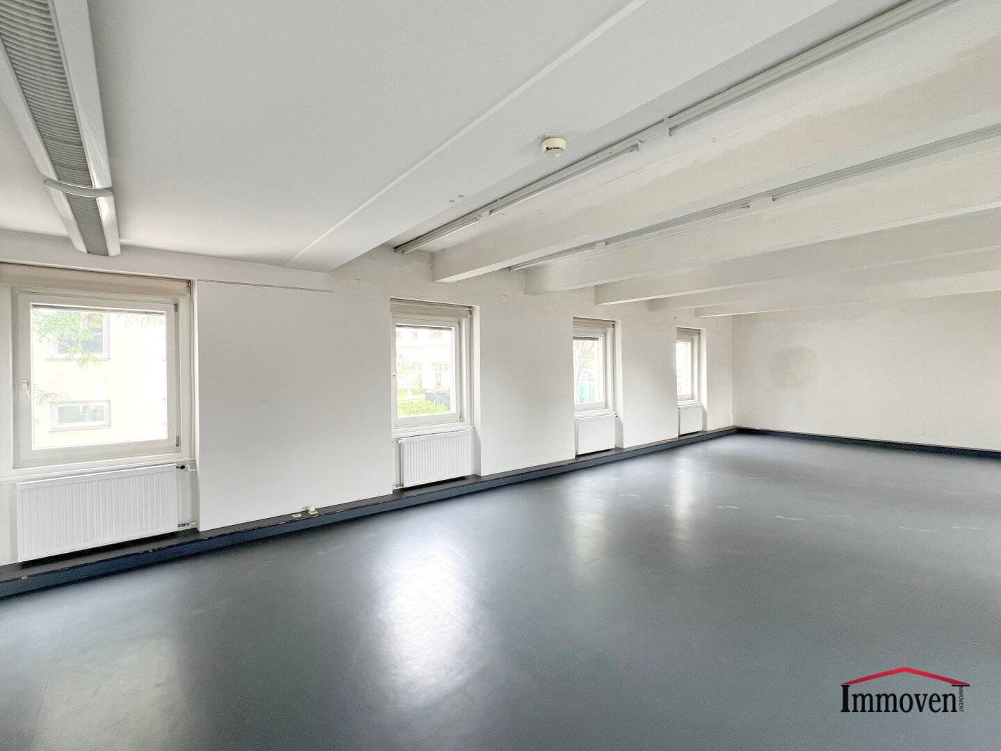 Compact, partially renovated office on campus grounds for a campus office on campus grounds?No, corrected: Compact, partially renovated office on campus grounds