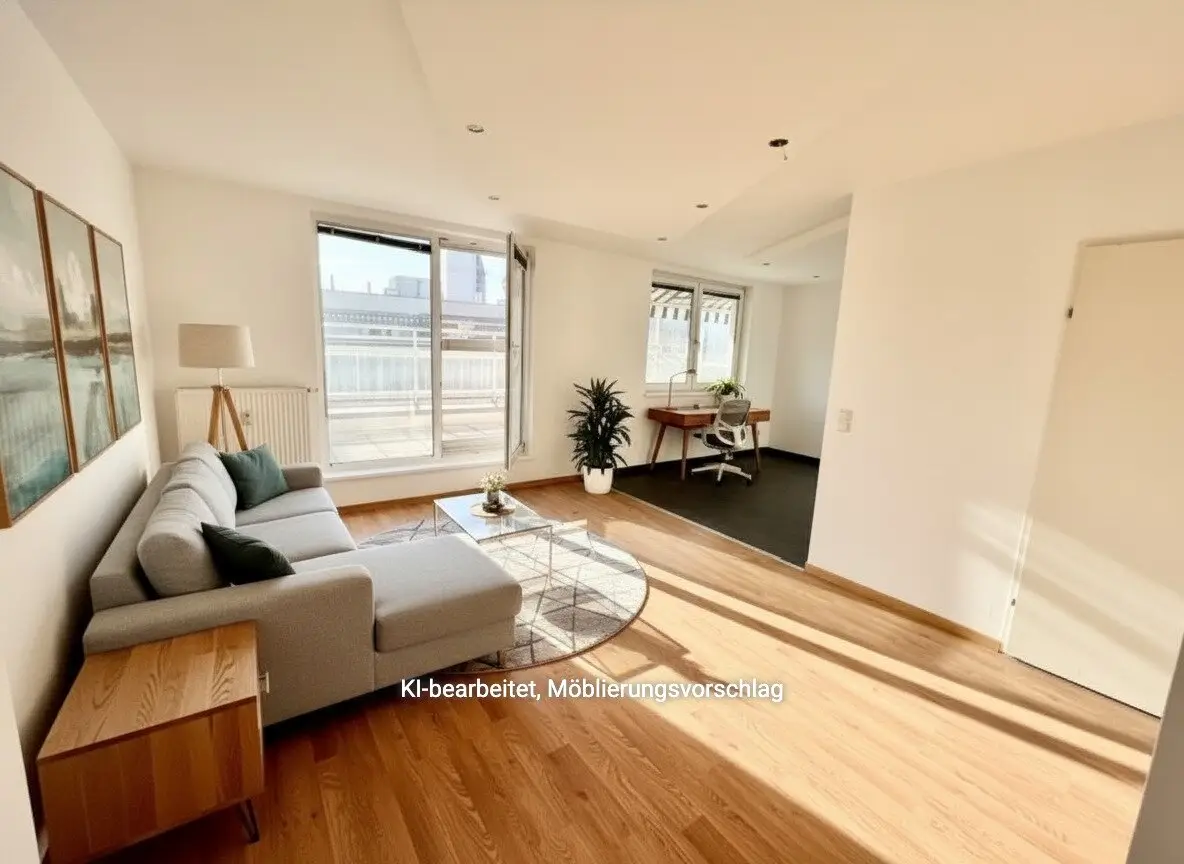 COMMISSION-FREE 3.5 ROOM ATTIC APARTMENT WITH LARGE TERRACE IN FORSTHAUSGASSE