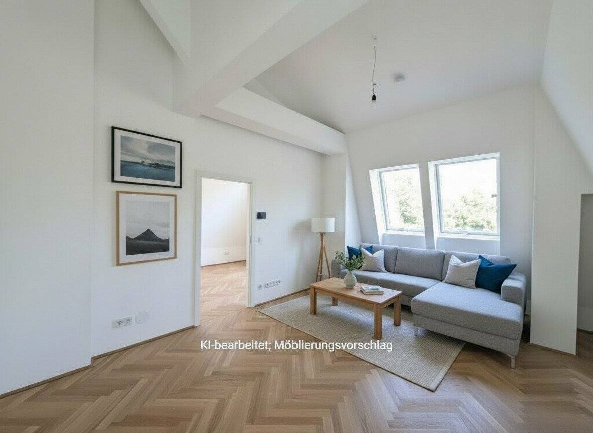 Commission-free from the owner First occupancy Great two room attic apartment in an old building
