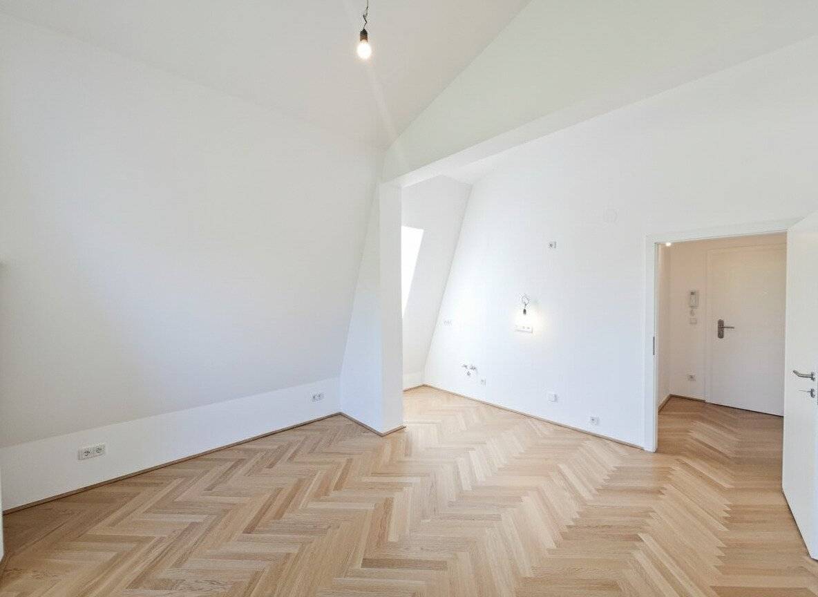 Commission-free from the owner First occupancy Great two room attic apartment in an old building