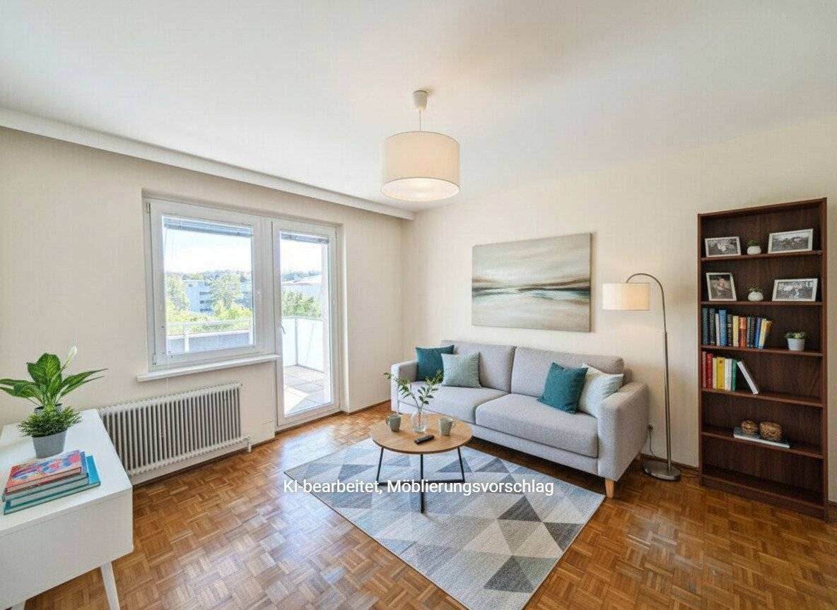 No commission from the owner Great 2-room apartment with large south loggia near U4