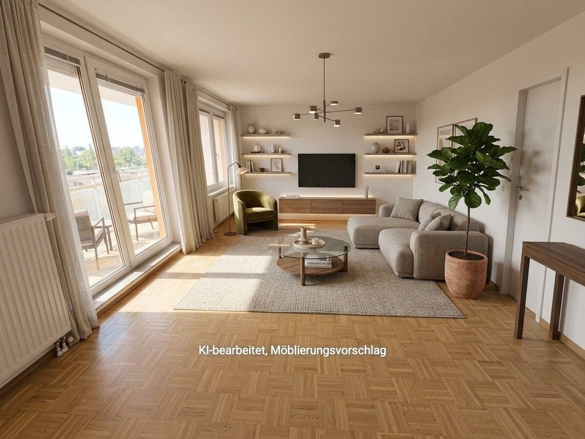 COMMISSION FREE FROM THE OWNER! 3 ROOM APARTMENT WITH LOGGIA IN FORSTHAUSGASSE!