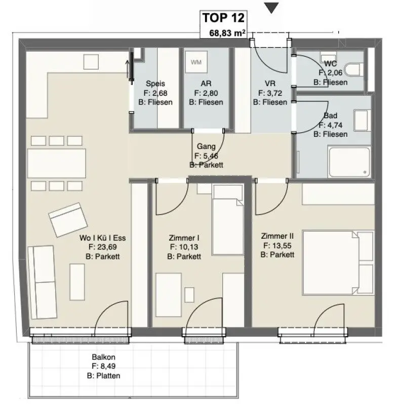 Urban living with calm and style, your new home at Dietrichsteinplatz