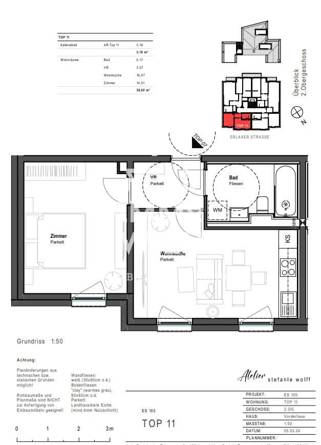 New-build apartment with exclusive fittings