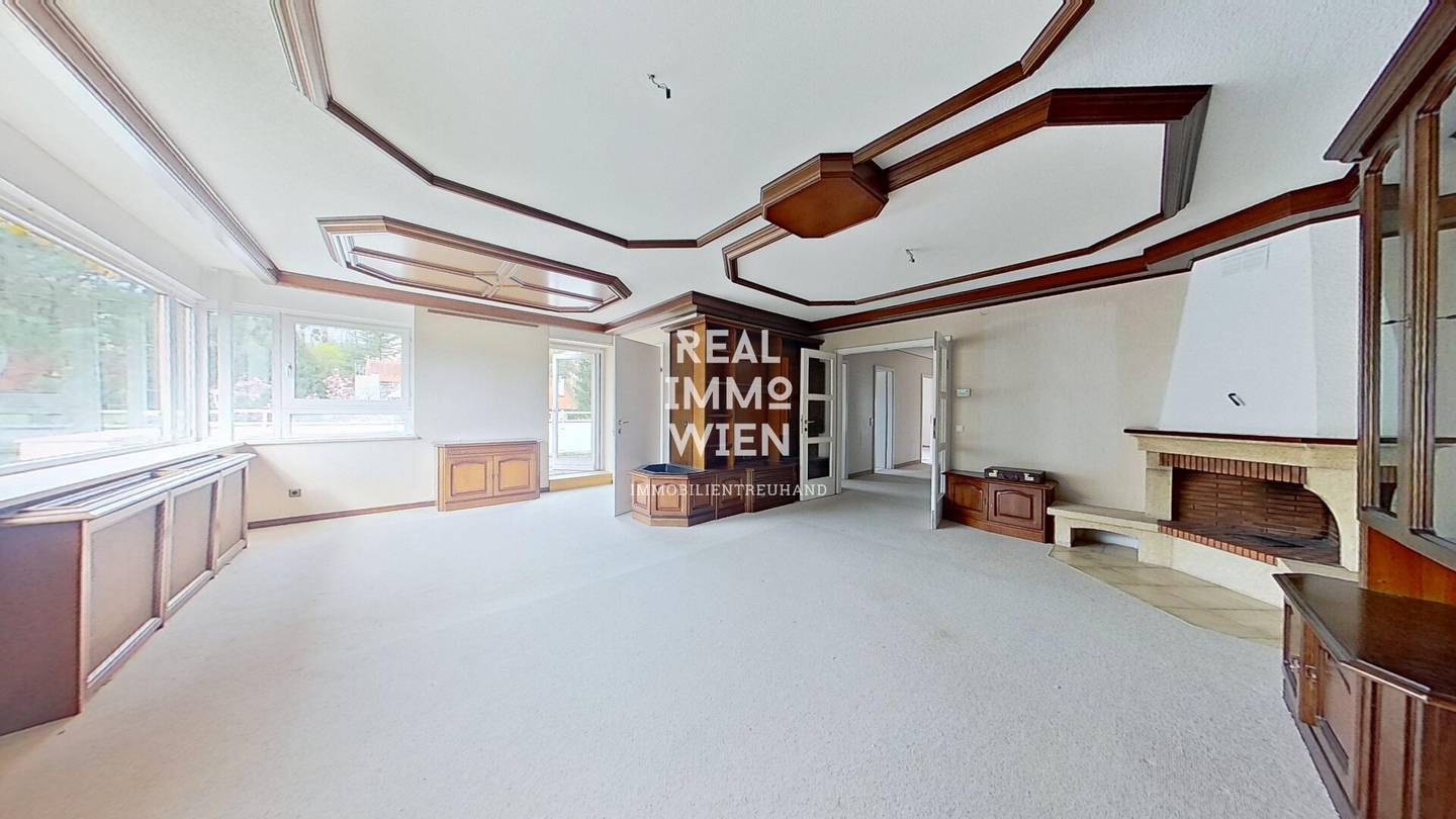 Attic 3-room apartment with 50 m² terrace, parking space &amp; built-in kitchen in 1180 Vienna for rent