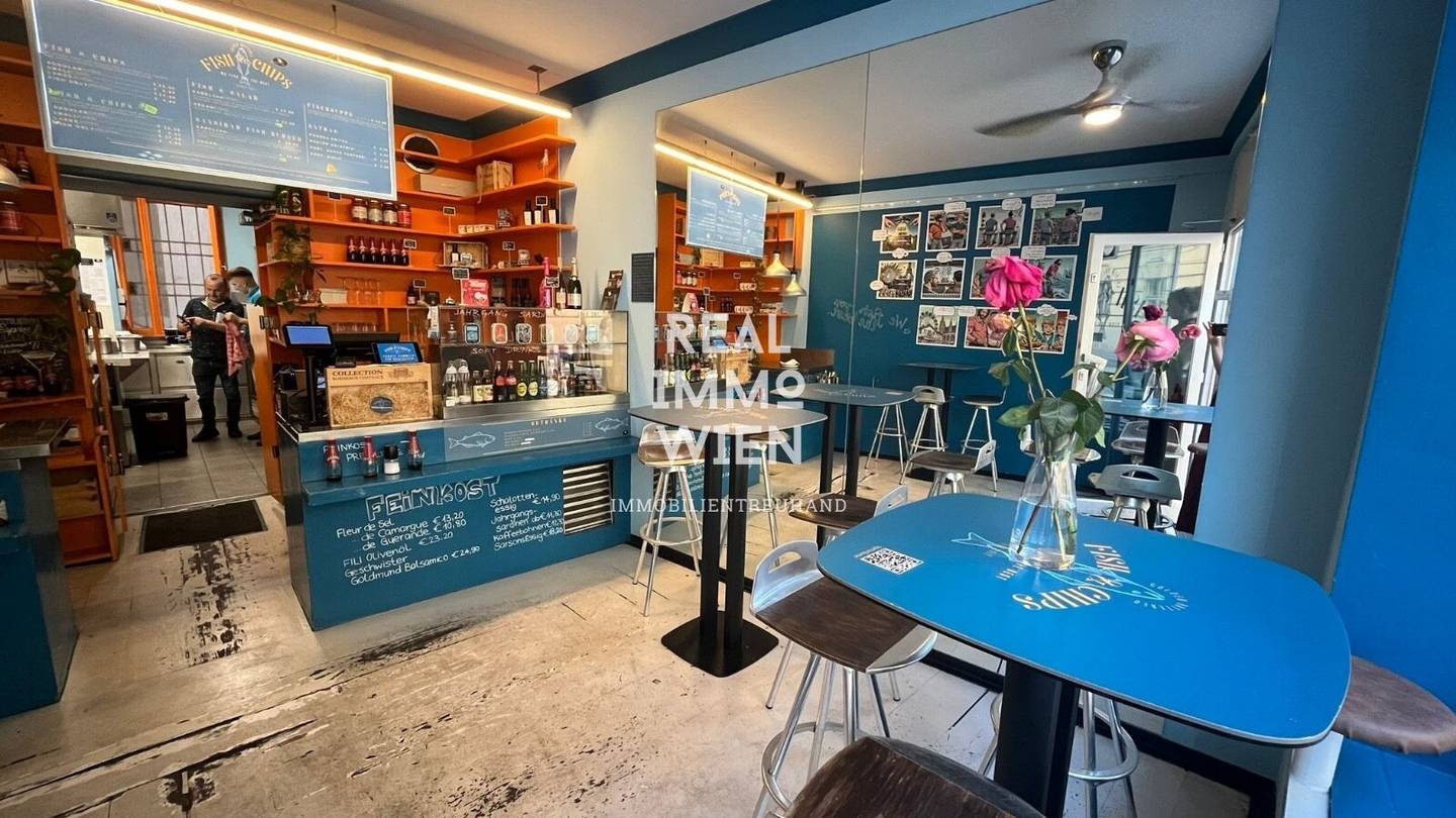 Best established gastronomy business / snack bar in top location with large storage (70 m²) exclusive brokerage