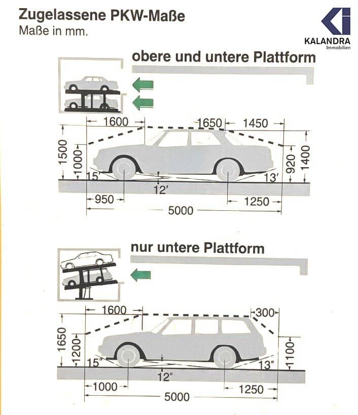 Garage Stacked Parking Space in Kaiserstrasse
