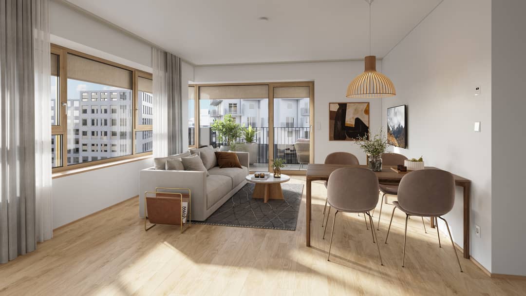 Apartment first occupancy near Bert Brecht Park View Homes