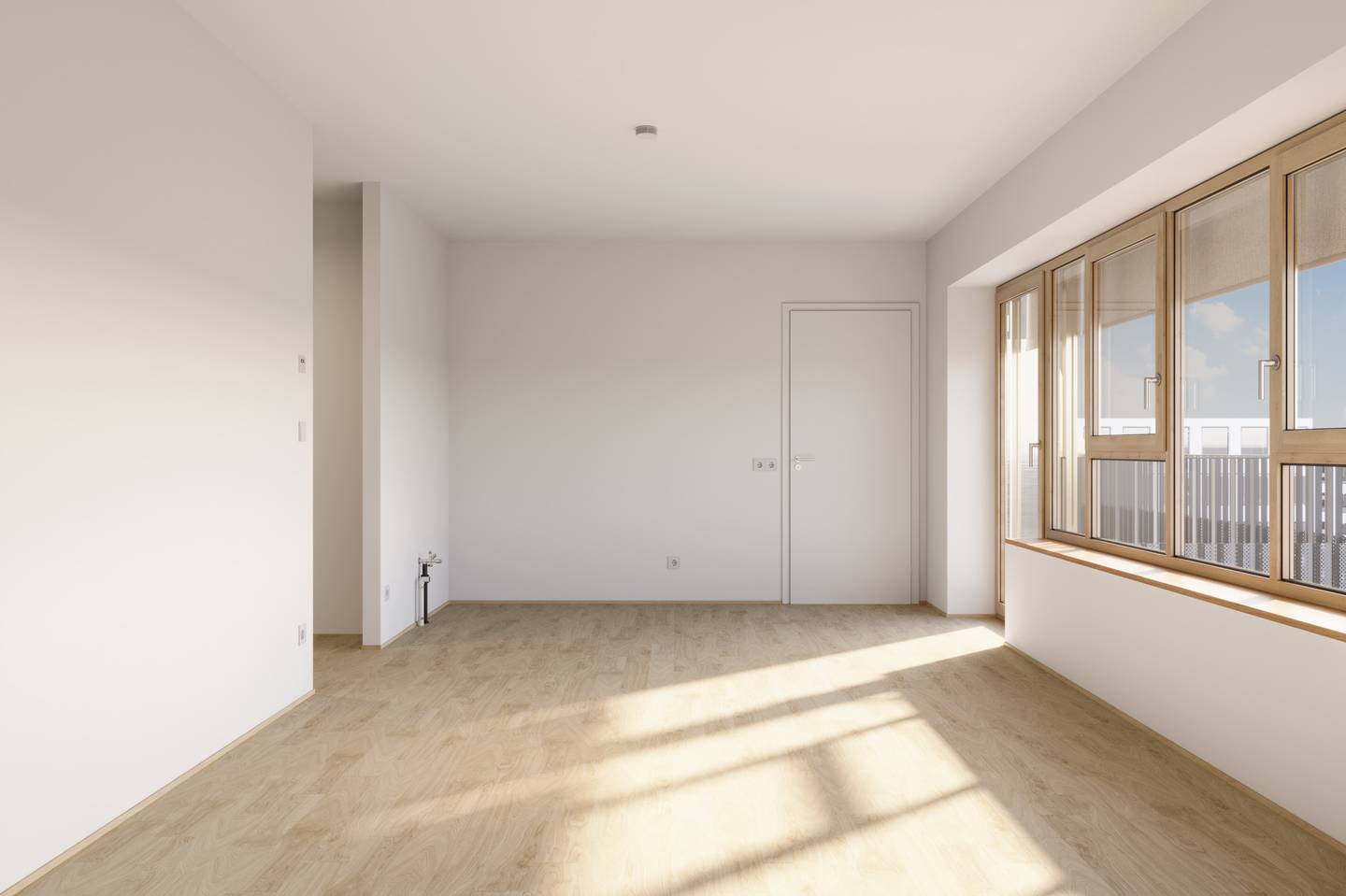 Wohnung Neubau Erstbezug Balkon Village im Dritten