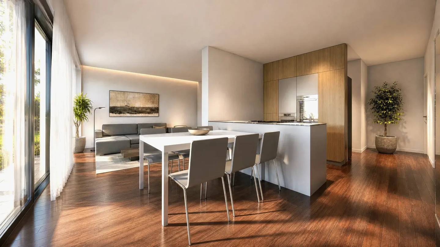 A home with room to live, spacious owner occupied apartment with terrace and private green space