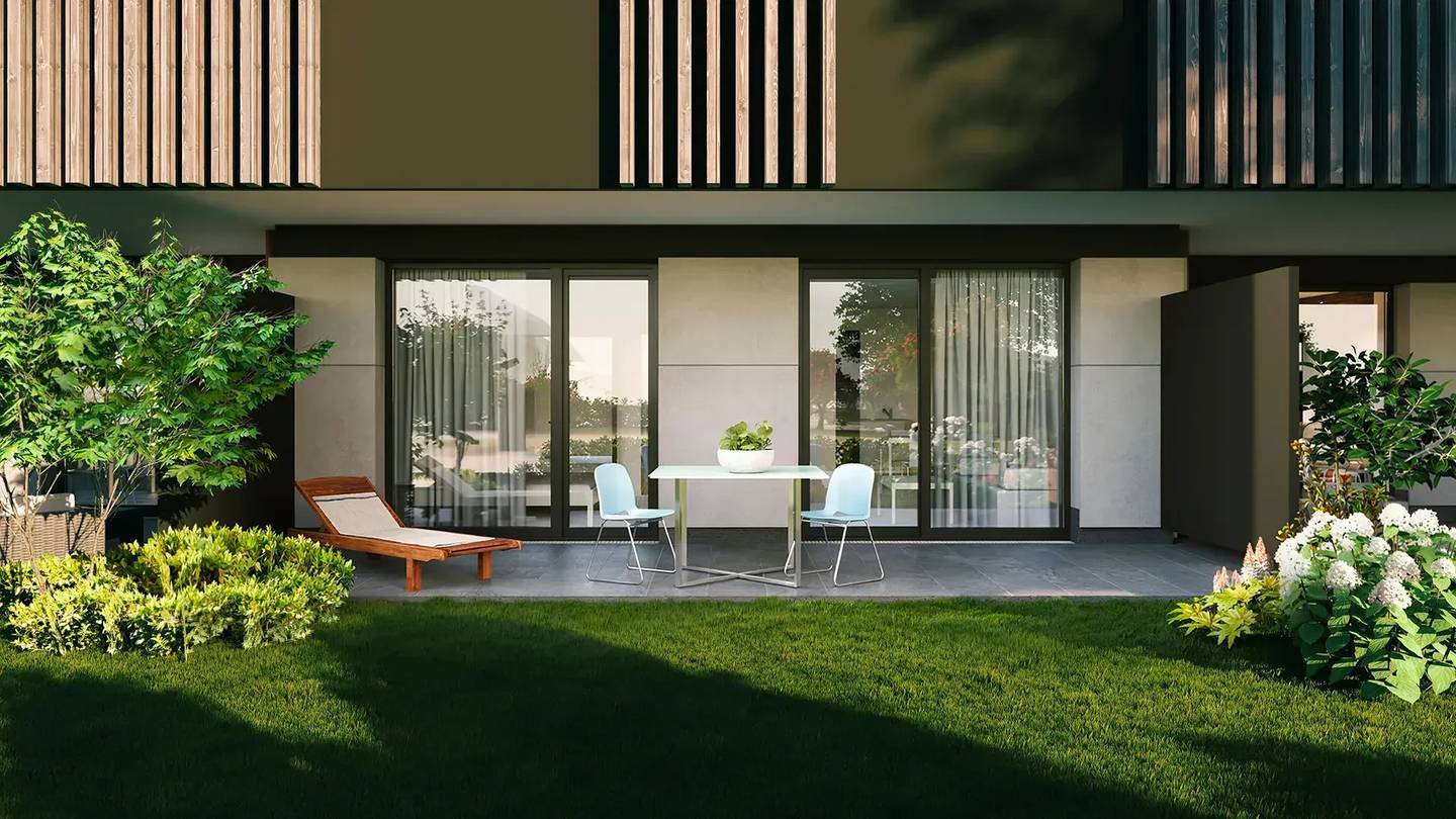 Sunny garden apartment with south terrace in dreamlike location of Villach-Völkendorf-