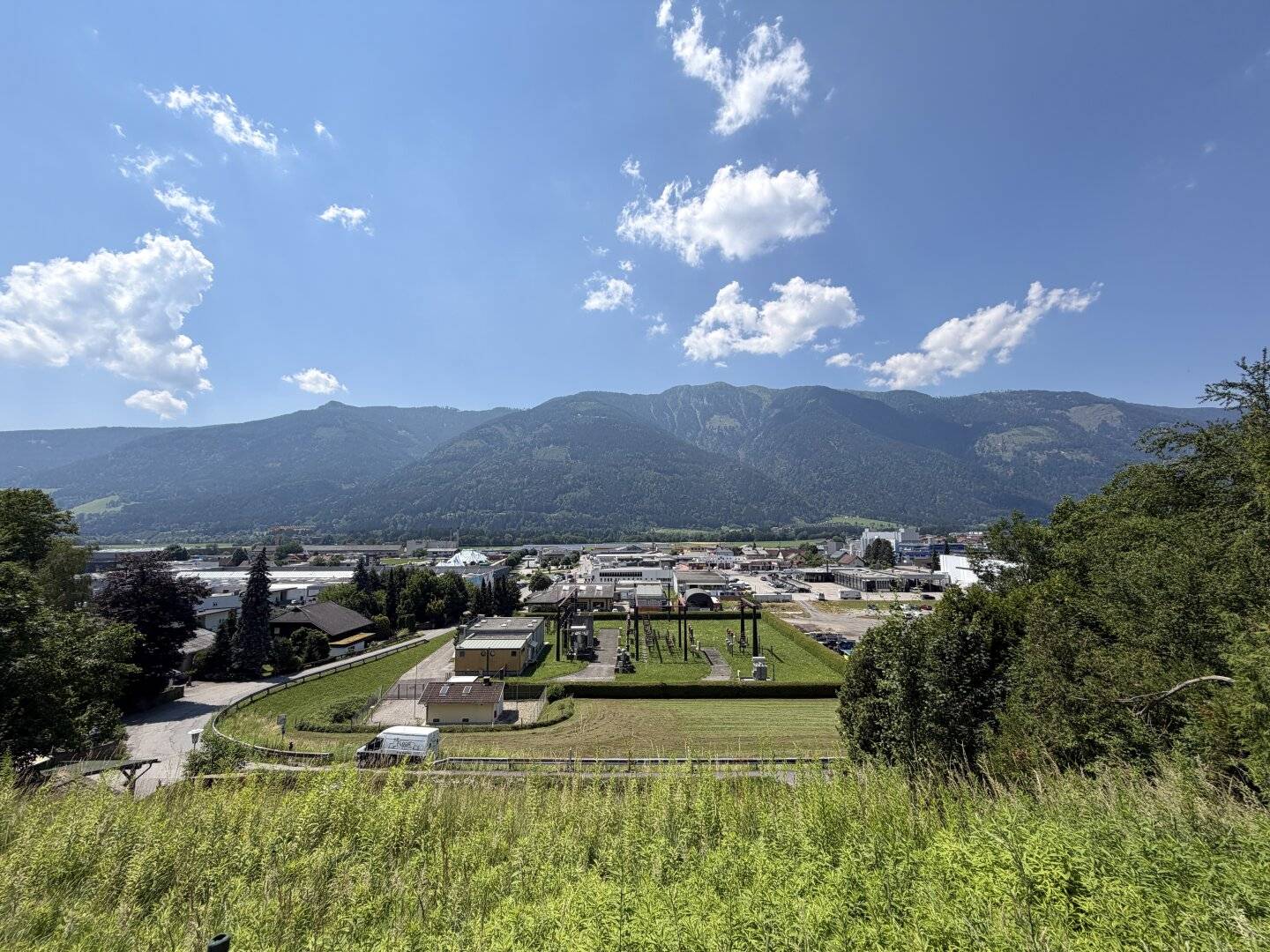 Sunny building plot in hillside location with unobstructed view