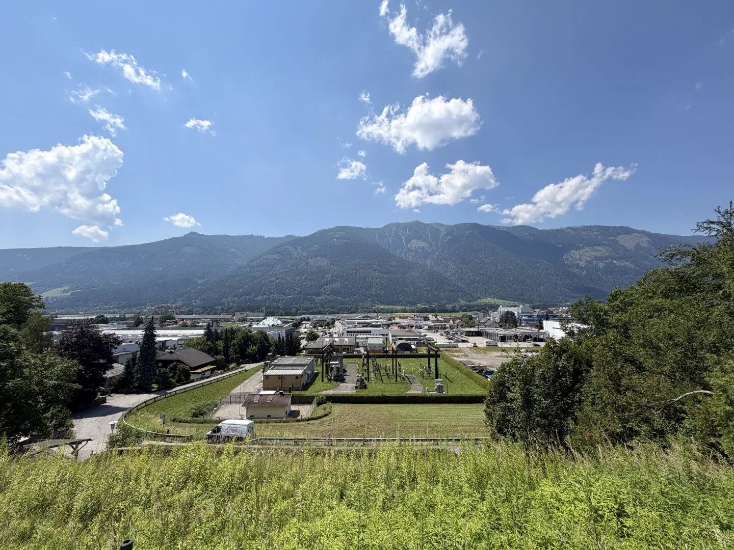 Sunny building plot in hillside location with unobstructed view