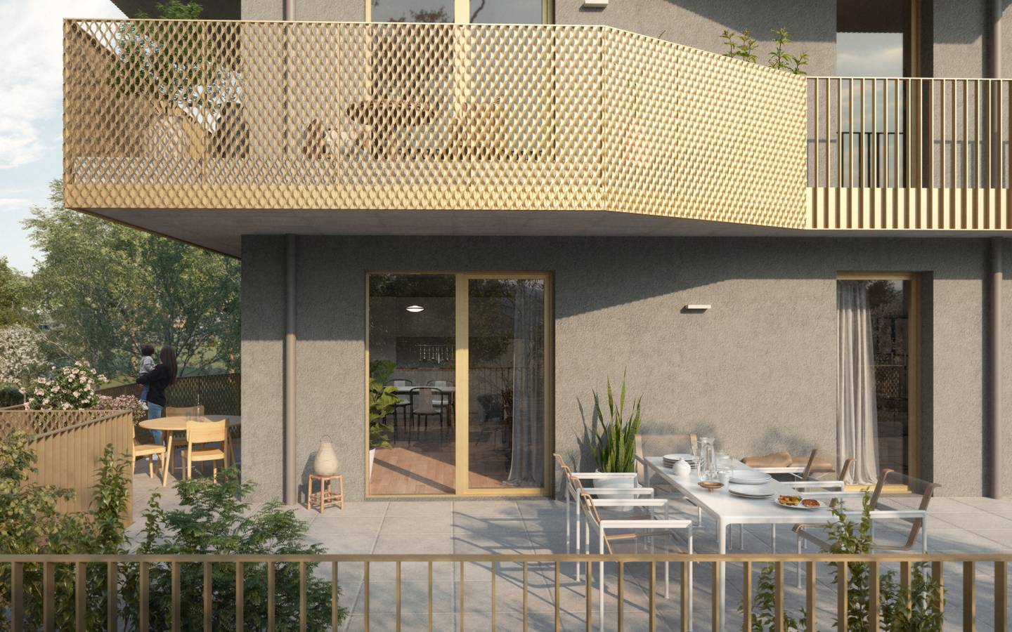 Wohnung Erstbezug mit Garten und Terrasse