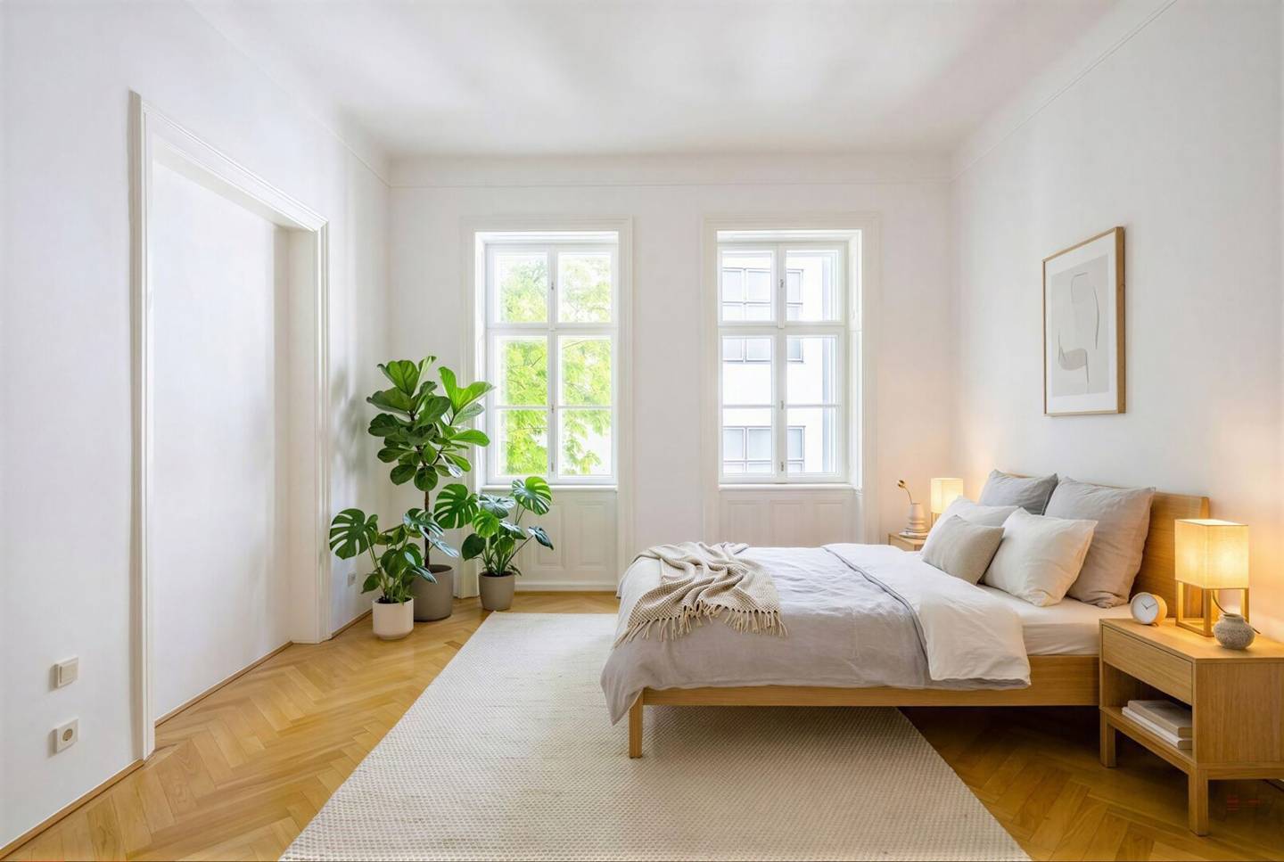 Enjoy city life in peace: stylish period apartment near Neubaugasse on the border of the 7th and 8th district