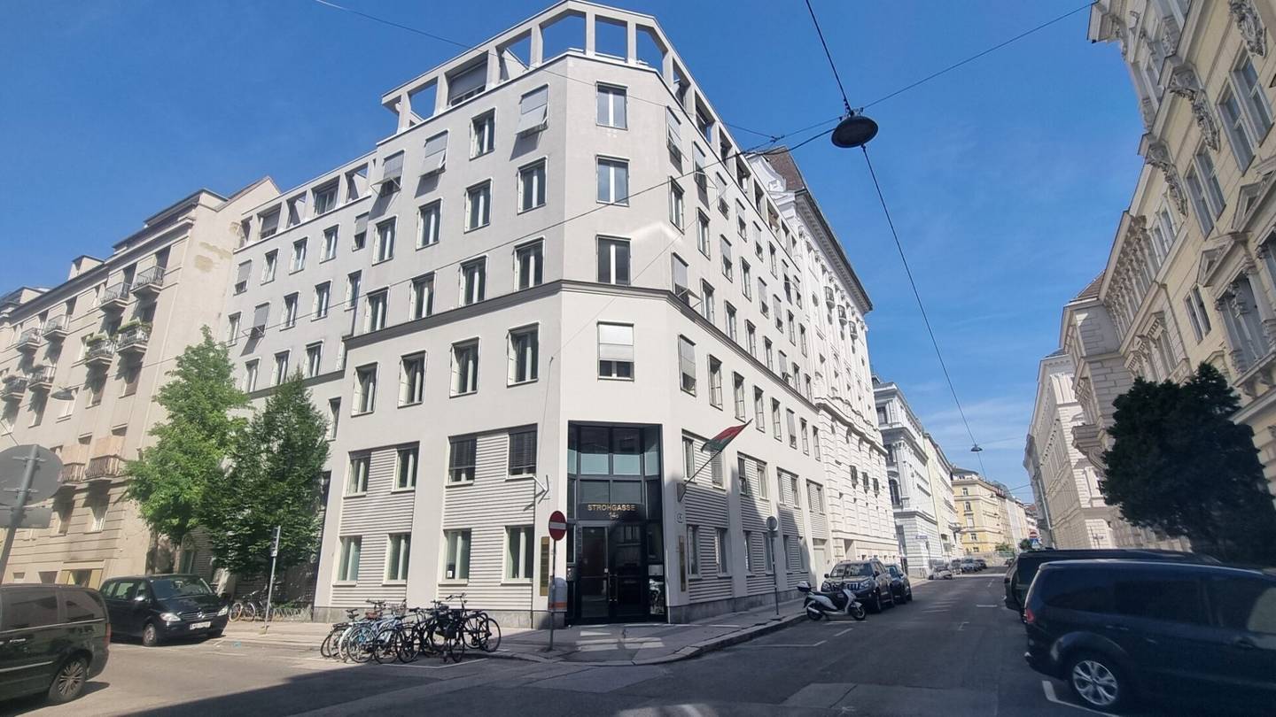 Modern new building in the embassy district