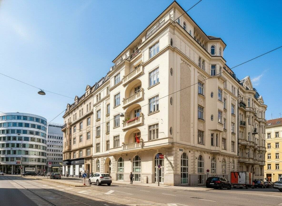 Old building directly near Wien Mitte