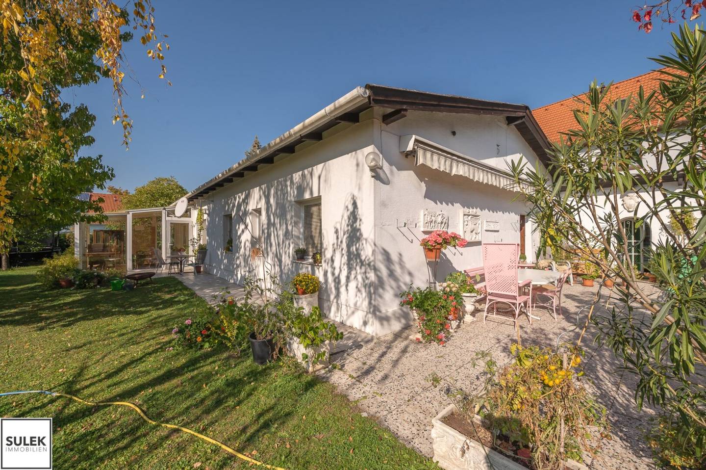 Rented bungalow with conservatory until 30 June 2027
