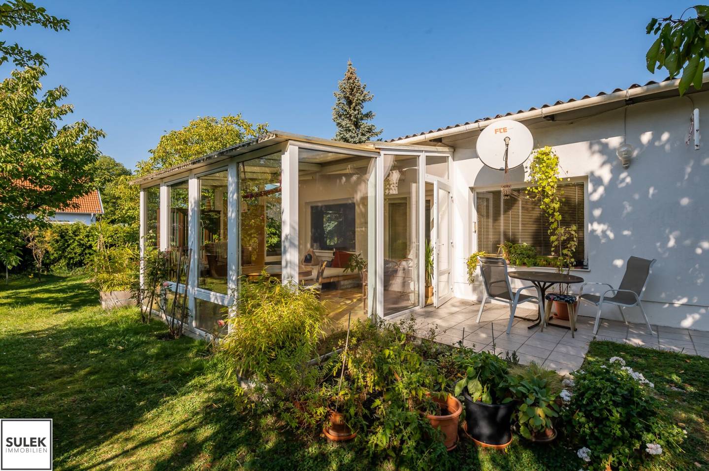 Rented bungalow with conservatory until 30 June 2027
