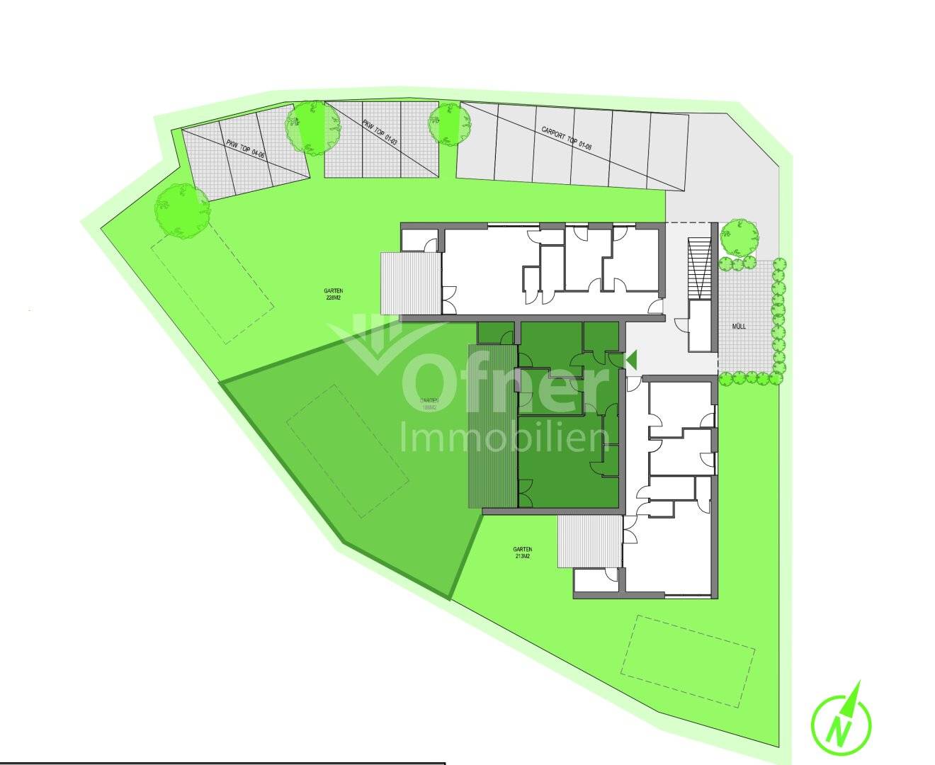TOP Neubau Projekt: Erdgeschoßwohnung mit Terrasse und Eigengarten