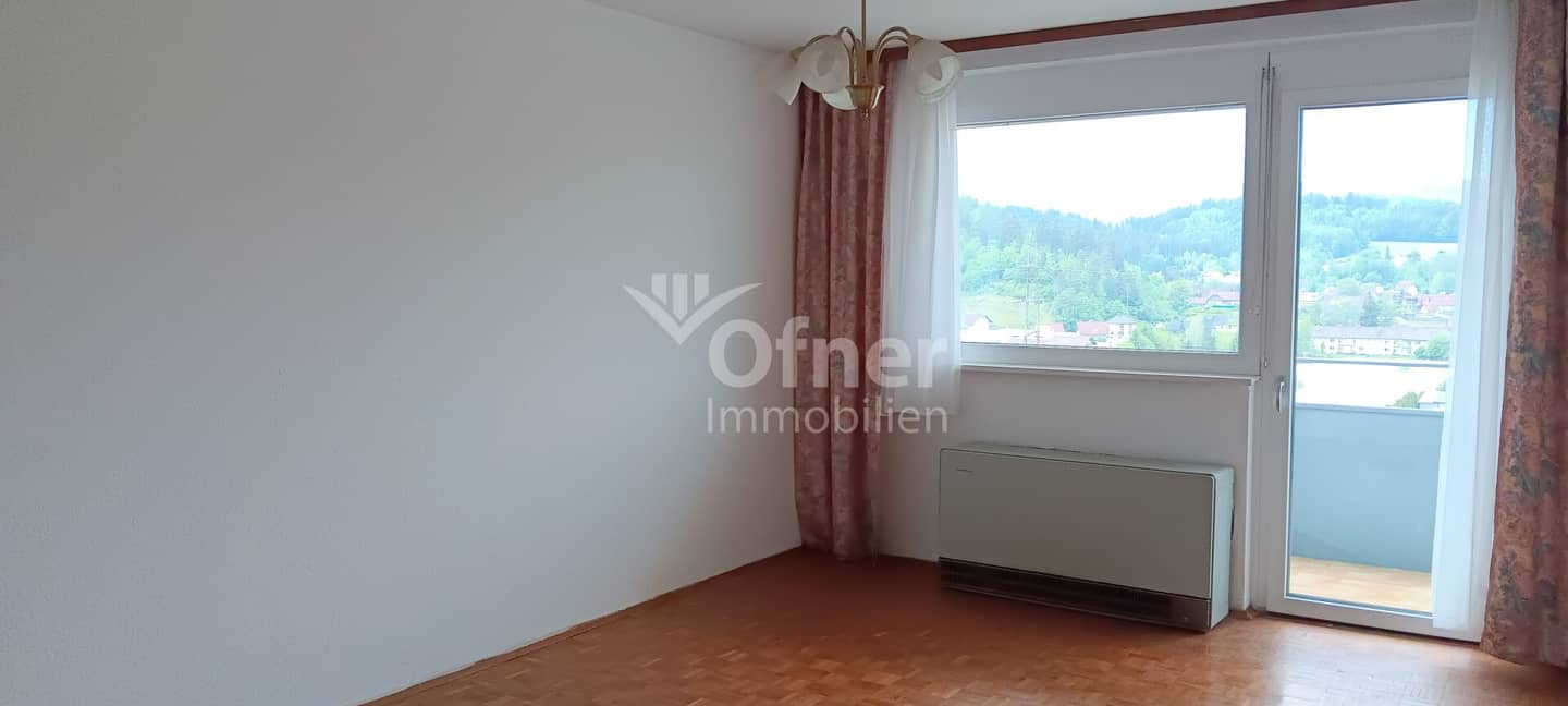 Sonnige 3 Zimmer-Wohnung mit Bergblick über Köflach