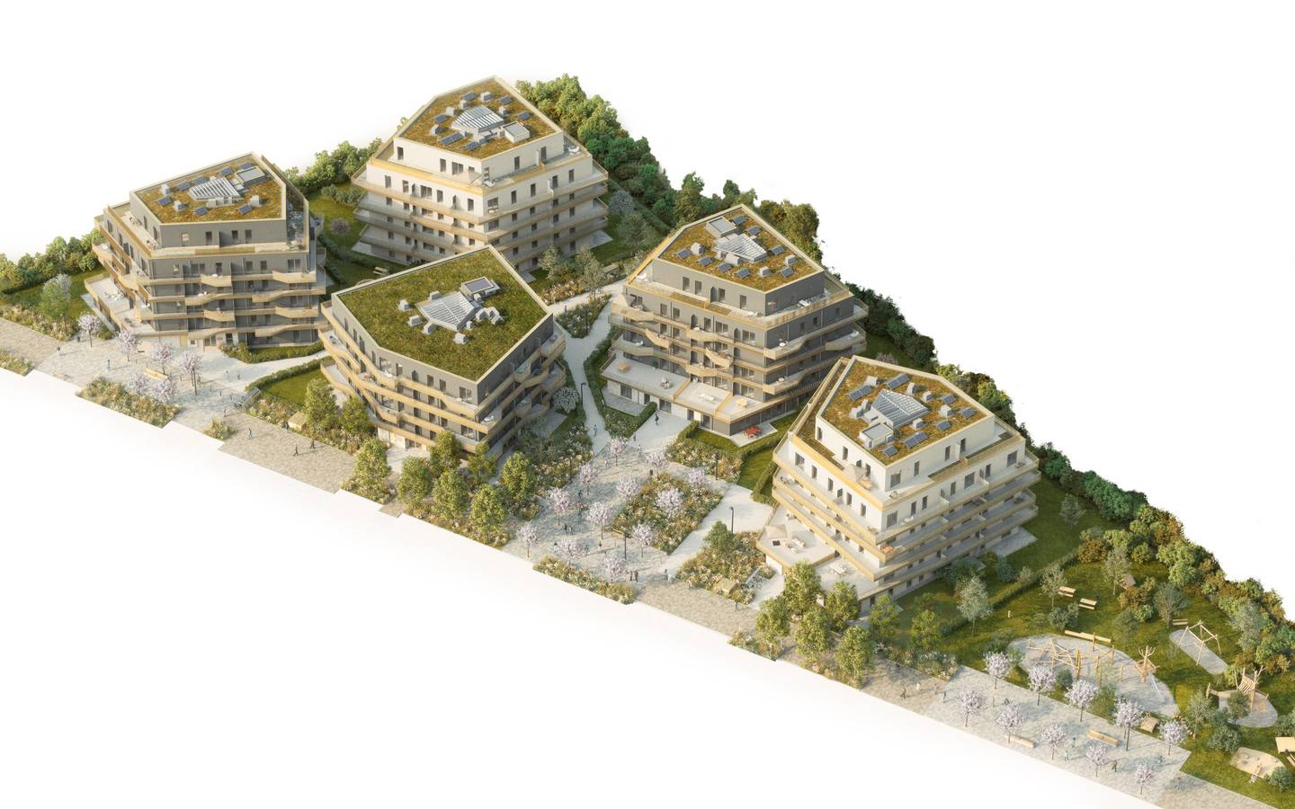 Wohnung Erstbezug mit Balkon