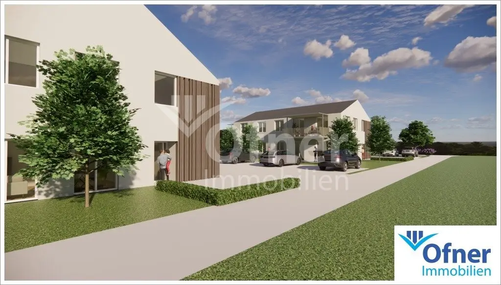 Top new build project: three room ground floor apartment with private garden and terrace