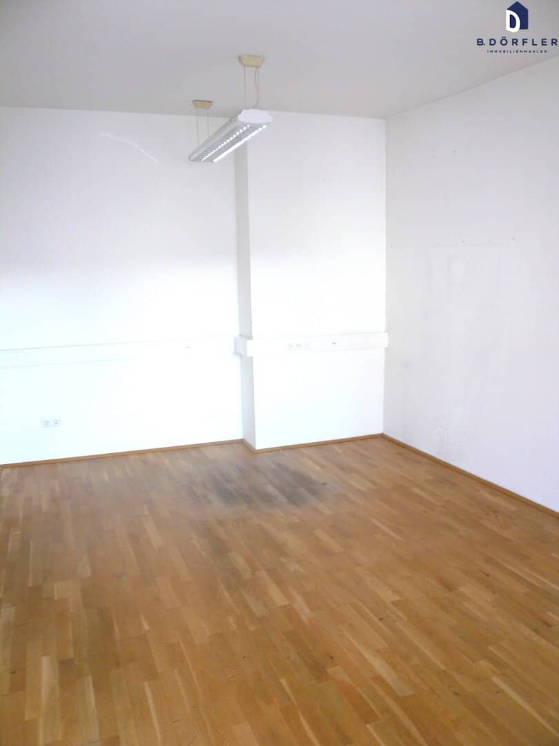 Modern office in the center with loggia and car parking space