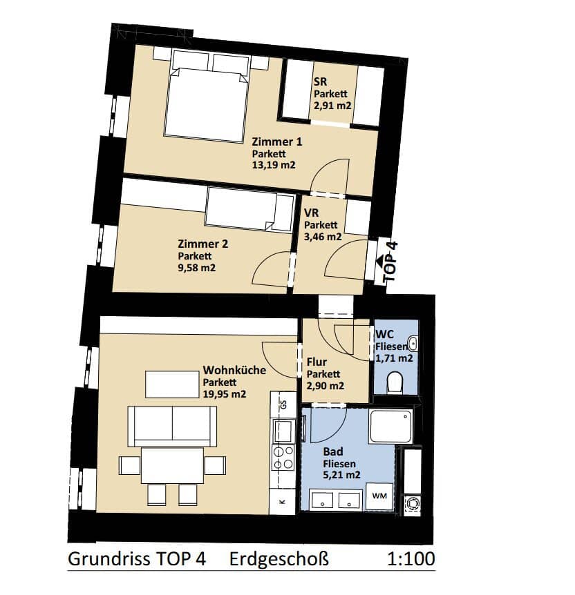 Neu - Korneuburg - Zentrale Lage - Altbau + Zubau + DG Ausbau + Tiefgarage mit 16 Stellplätzen - Provisionsfrei für Sie als Kunde