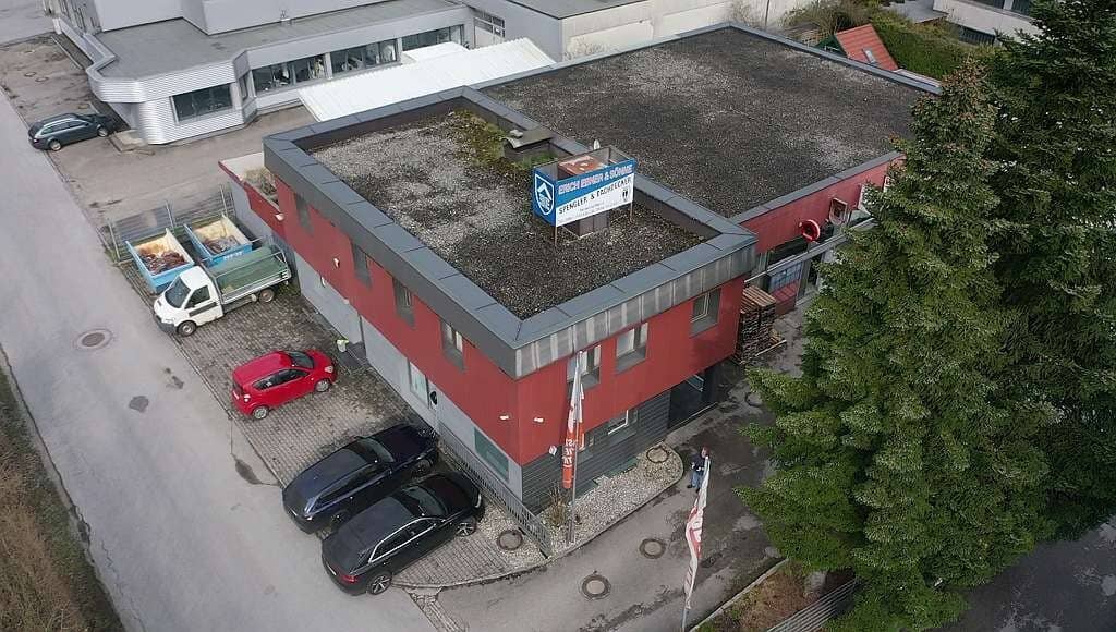Büro-u.Gewerbeobjekt (Werkstatt) m.4-Zi.Wohnung u.Abstellpl. im Fr. in Salzburg/Mayrwies zu vermieten