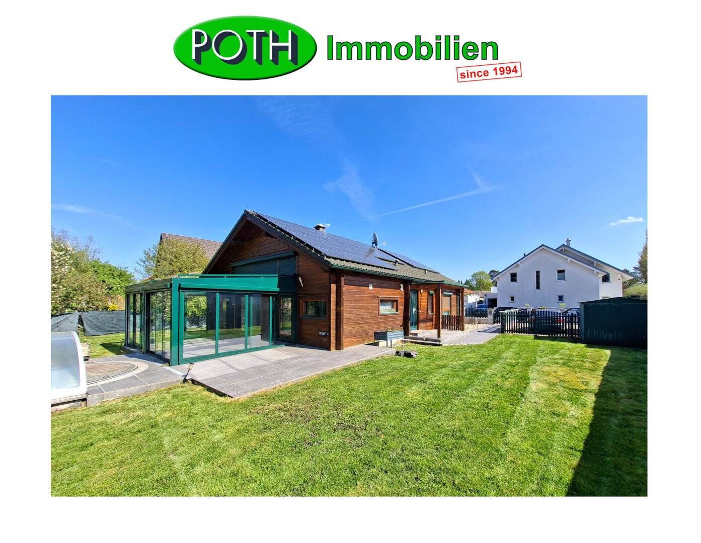 ruhig gelegenes, voll unterkellertes Einfamilienhaus mit Pool, Wintergarten, Wärmepumpe, Photovoltaik, Klimaanlage, Glasfaseranschluß uvm.