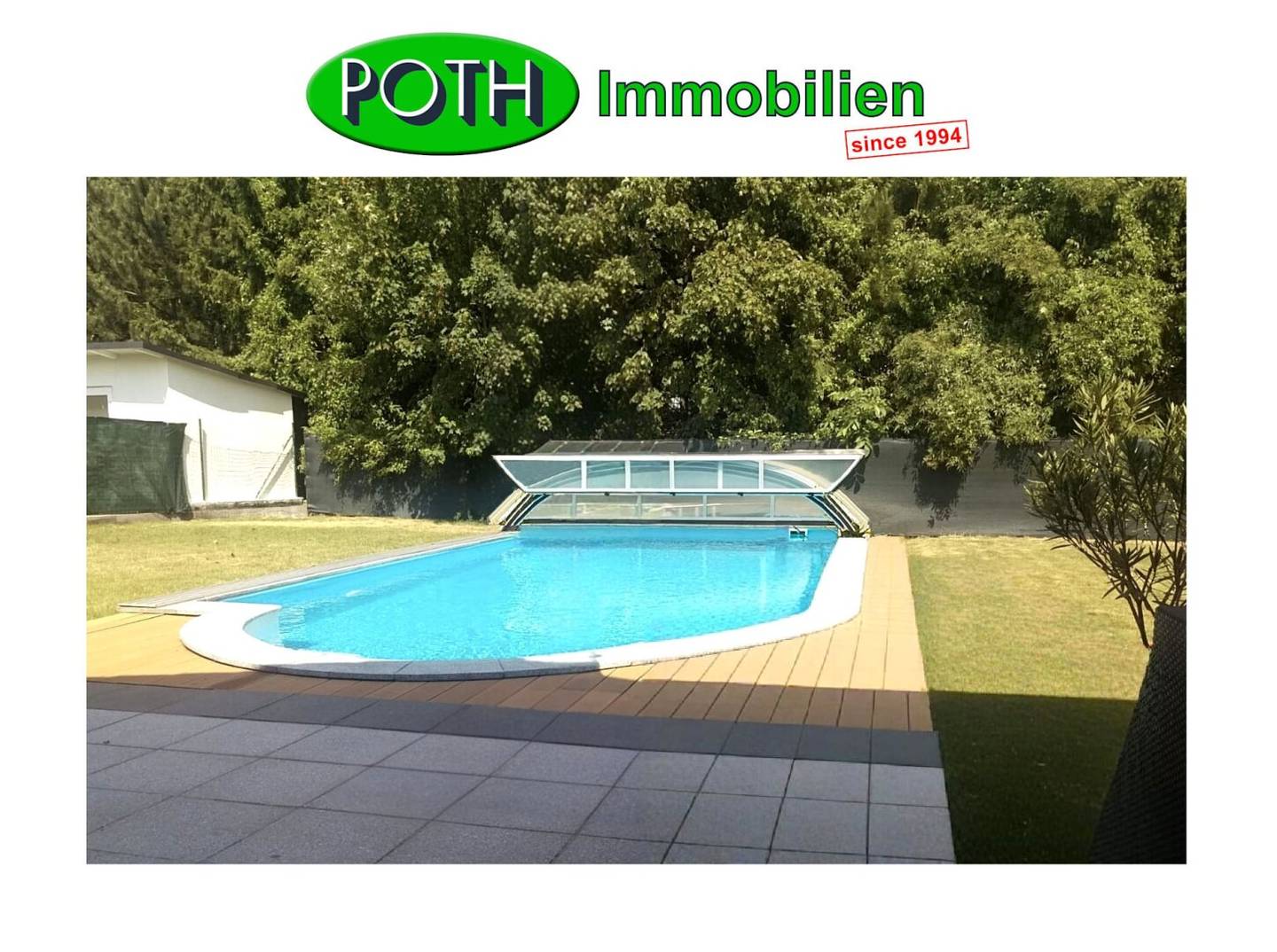 ruhig gelegenes, voll unterkellertes Einfamilienhaus mit Pool, Wintergarten, Wärmepumpe, Photovoltaik, Klimaanlage, Glasfaseranschluß uvm.