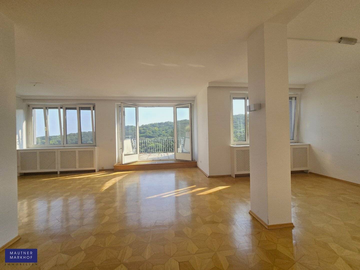 Wienblick top attractive rooftop terrace maisonette in green quiet location, sauna, whirlpool, garage