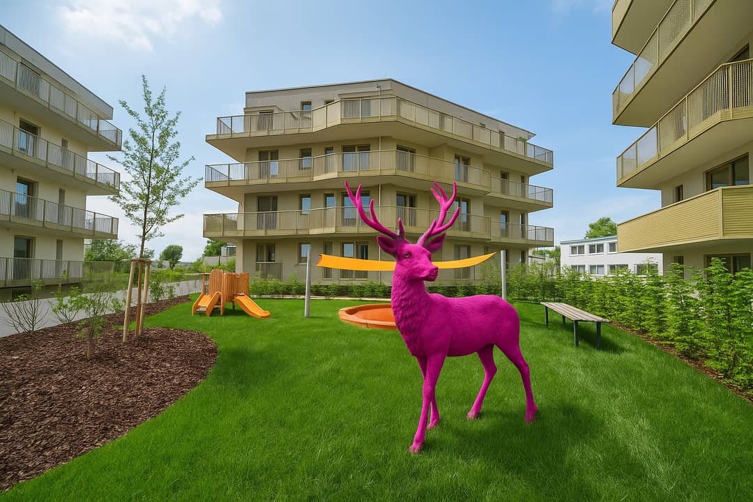 Wohnung im Grünen Erstbezug Großes Außenareal