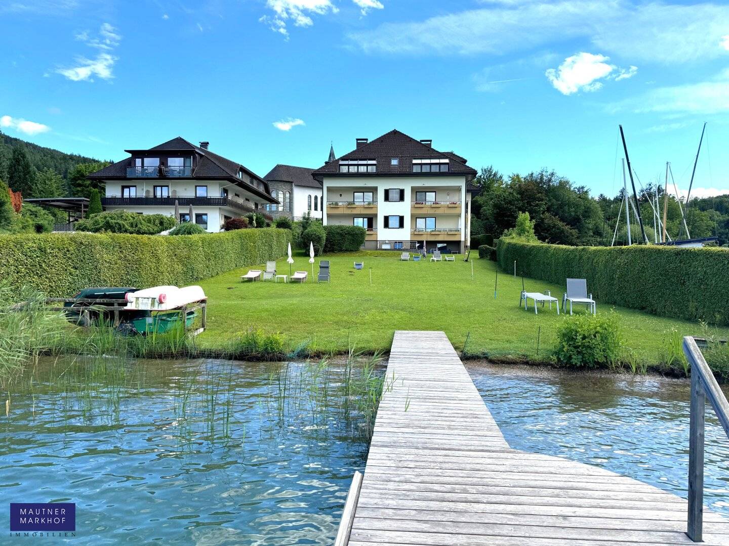 Wörthersee - Seeappartement direkter Seezugang am Südufer - Maria Wörth