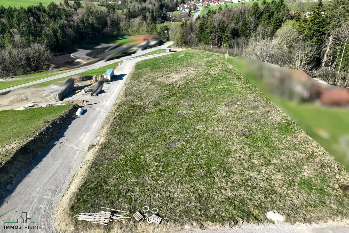 Building plots on the outskirts of St. Georgen an der Leys with a view