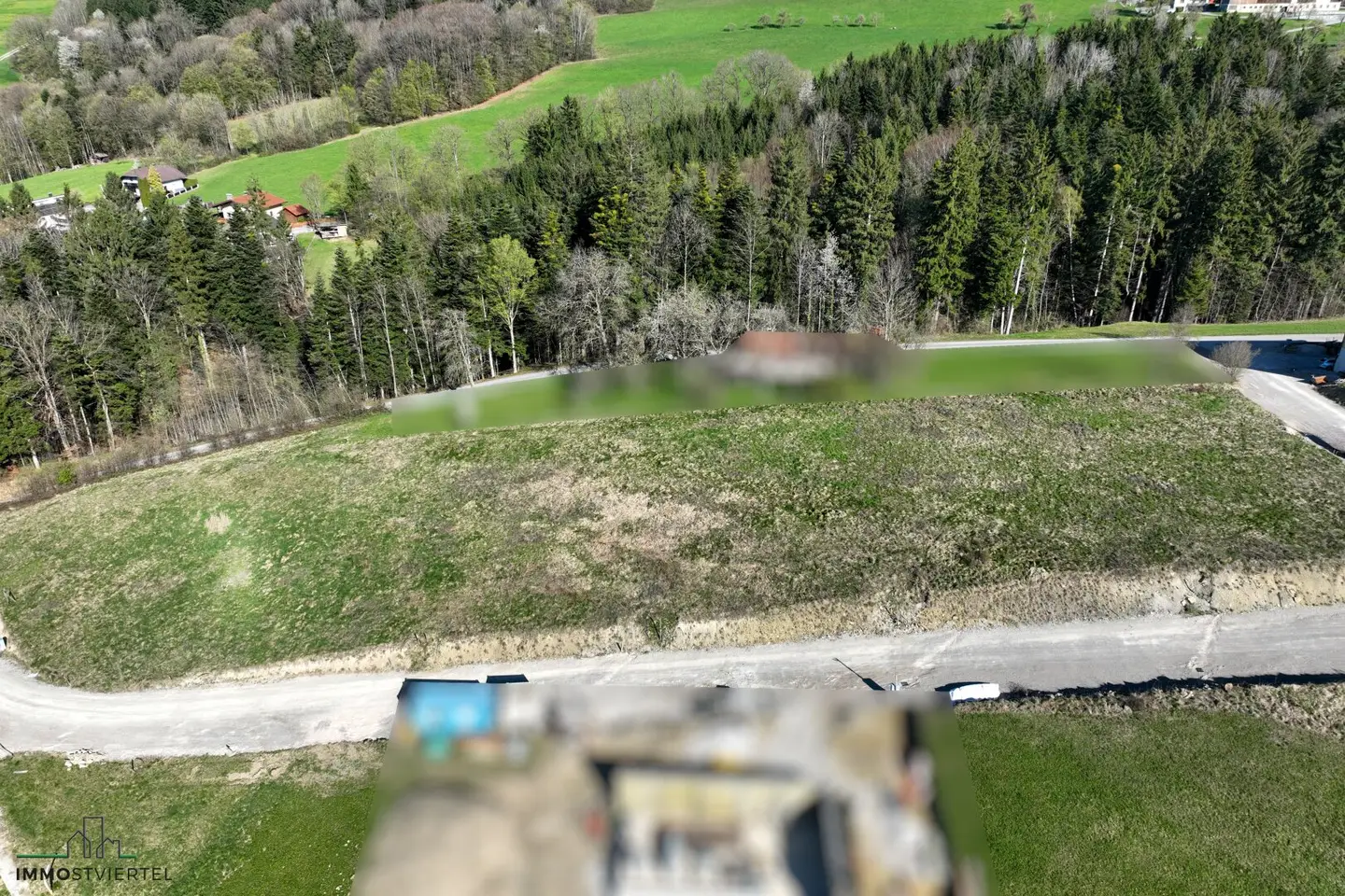 Building plots on the outskirts of St. Georgen an der Leys with a view