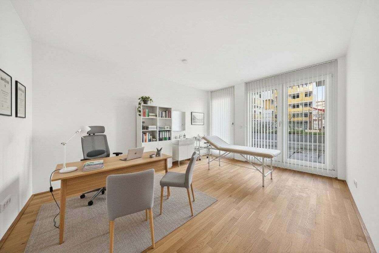 Modern practice space near U1 Kagran – future location with great development potential