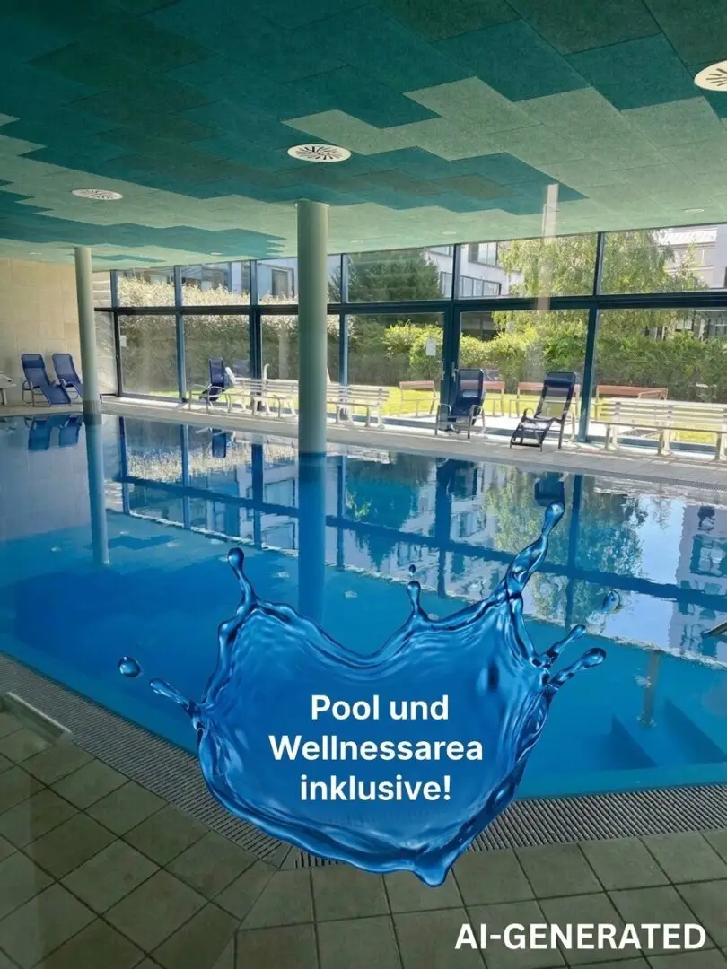 Modern Living with Loggia, Large Pool and Wellness Area Included